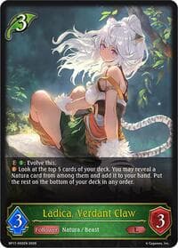 Ladica, Verdant Claw - BP17: Convergent Destinies - Shadowverse: Evolve card