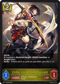 Erika, Loyal Swordsavant - BP17: Convergent Destinies - Shadowverse: Evolve card