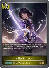 Killer Instincts - BP17: Convergent Destinies - Shadowverse: Evolve card