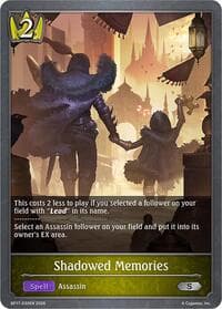 Shadowed Memories - BP17: Convergent Destinies - Shadowverse: Evolve card