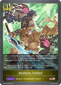 Brothers United - BP17: Convergent Destinies - Shadowverse: Evolve card