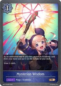 Mysterian Wisdom - BP17: Convergent Destinies - Shadowverse: Evolve card