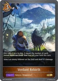 Verdant Rebirth - BP17: Convergent Destinies - Shadowverse: Evolve card