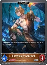 Forestclaw Sentinel (Evolved) - BP17: Convergent Destinies - Shadowverse: Evolve card