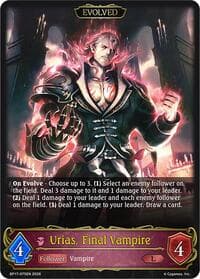 Urias, Final Vampire (Evolved) - BP17: Convergent Destinies - Shadowverse: Evolve card