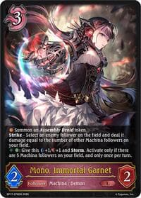 Mono, Immortal Garnet - BP17: Convergent Destinies - Shadowverse: Evolve card