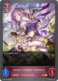 Aenea, Creative Amethyst - BP17: Convergent Destinies - Shadowverse: Evolve card