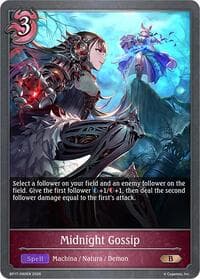 Midnight Gossip - BP17: Convergent Destinies - Shadowverse: Evolve card