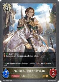 Marlone, Peace Advocate - BP17: Convergent Destinies - Shadowverse: Evolve card