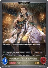 Marlone, Peace Advocate (Evolved) - BP17: Convergent Destinies - Shadowverse: Evolve card