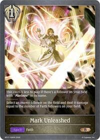 Mark Unleashed - BP17: Convergent Destinies - Shadowverse: Evolve card