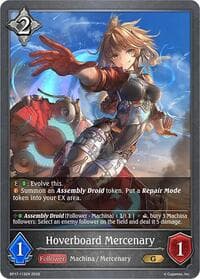 Hoverboard Mercenary - BP17: Convergent Destinies - Shadowverse: Evolve card