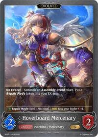 Hoverboard Mercenary (Evolved) - BP17: Convergent Destinies - Shadowverse: Evolve card