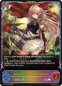 Arisa, Evergreen Arrow (SL) - BP17: Convergent Destinies - Shadowverse: Evolve card
