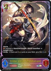 Erika, Loyal Swordsavant (SL) - BP17: Convergent Destinies - Shadowverse: Evolve card
