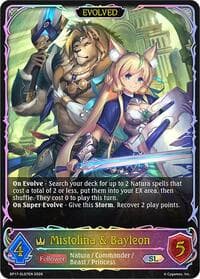 Mistolina & Bayleon (Evolved) (SL) - BP17: Convergent Destinies - Shadowverse: Evolve card