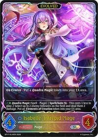 Isabelle, Intrepid Mage (Evolved) (SL) - BP17: Convergent Destinies - Shadowverse: Evolve card