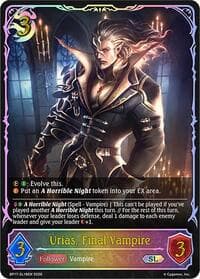 Urias, Final Vampire (SL) - BP17: Convergent Destinies - Shadowverse: Evolve card