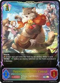 Meowskers, Fluffy Consul (SL) - BP17: Convergent Destinies - Shadowverse: Evolve card