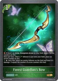 Forest Guardian's Bow - P01EN (Foil) - BP17: Convergent Destinies - Shadowverse: Evolve card