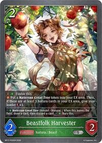 Beastfolk Harvester - P02EN (Foil) - BP17: Convergent Destinies - Shadowverse: Evolve card