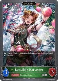 Beastfolk Harvester (Evolved) - P03EN (Foil) - BP17: Convergent Destinies - Shadowverse: Evolve card