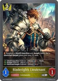 Bladerights Lieutenant - P06EN (Foil) - BP17: Convergent Destinies - Shadowverse: Evolve card