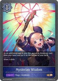 Mysterian Wisdom - P13EN (Foil) - BP17: Convergent Destinies - Shadowverse: Evolve card