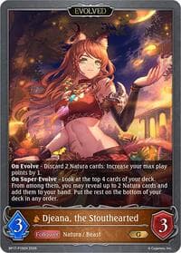 Djeana, the Stouthearted (Evolved) - P15EN (Foil) - BP17: Convergent Destinies - Shadowverse: Evolve card