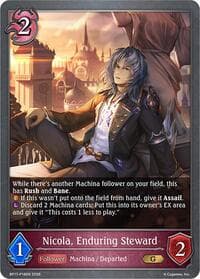 Nicola, Enduring Steward - P18EN (Foil) - BP17: Convergent Destinies - Shadowverse: Evolve card