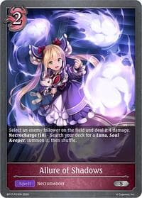 Allure of Shadows - P21EN (Foil) - BP17: Convergent Destinies - Shadowverse: Evolve card