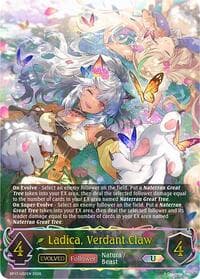 Ladica, Verdant Claw (Evolved) (U) - BP17: Convergent Destinies - Shadowverse: Evolve card