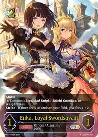 Erika, Loyal Swordsavant (U) - BP17: Convergent Destinies - Shadowverse: Evolve card
