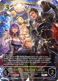 Rowen, Dragon Lance (U) - BP17: Convergent Destinies - Shadowverse: Evolve card