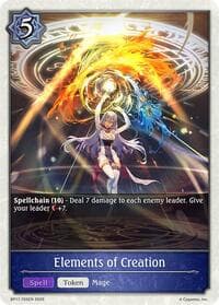 Elements of Creation - BP17: Convergent Destinies - Shadowverse: Evolve card