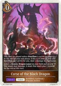 Curse of the Black Dragon - BP17: Convergent Destinies - Shadowverse: Evolve card