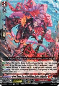 Great Flame Axe of Ambitious Scales, Colgaflan - DZ-SS14: Dragonic Overlord Start Deck - Cardfight Vanguard card