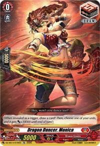 Dragon Dancer, Monica - DZ-SS14: Dragonic Overlord Start Deck - Cardfight Vanguard card