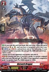Berserk Dragon (TDR) - DZ-SS14: Dragonic Overlord Start Deck - Cardfight Vanguard card