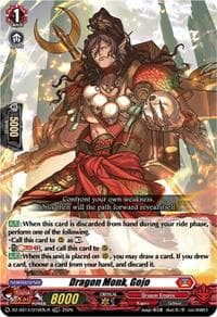 Dragon Monk, Gojo (TDR) - DZ-SS14: Dragonic Overlord Start Deck - Cardfight Vanguard card
