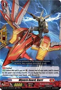 Wyvern Guard, Barri (TDR) - DZ-SS14: Dragonic Overlord Start Deck - Cardfight Vanguard card