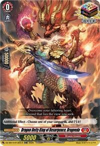 Dragon Deity King of Resurgence, Dragveda (TDR) - DZ-SS14: Dragonic Overlord Start Deck - Cardfight Vanguard card