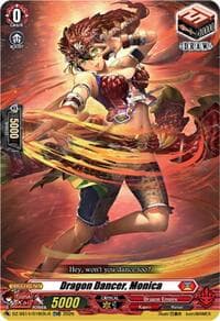 Dragon Dancer, Monica (TDR) - DZ-SS14: Dragonic Overlord Start Deck - Cardfight Vanguard card