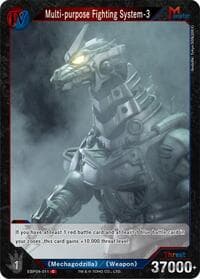 Multi-purpose Fighting System-3 (EBP04-011) - Booster Set 4: Endless Wars - Godzilla Card Game card