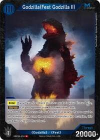 Godzilla (Fest Godzilla II) (EBP04-018) - Booster Set 4: Endless Wars - Godzilla Card Game card