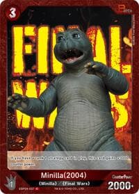 Minilla (2004) (EBP04-037) - Booster Set 4: Endless Wars - Godzilla Card Game card
