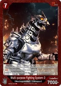 Multi-purpose Fighting System-3 (EBP04-043) - Booster Set 4: Endless Wars - Godzilla Card Game card