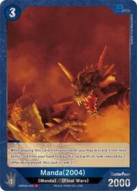 Manda (2004) (EBP04-045) - Booster Set 4: Endless Wars - Godzilla Card Game card