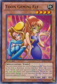 Toon Gemini Elf (Mosaic Rare) - Battle Pack 2: War of the Giants - YuGiOh card
