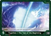 Together / The Two of the Beginning (EBP04-087) - Booster Set 4: Endless Wars - Godzilla Card Game card